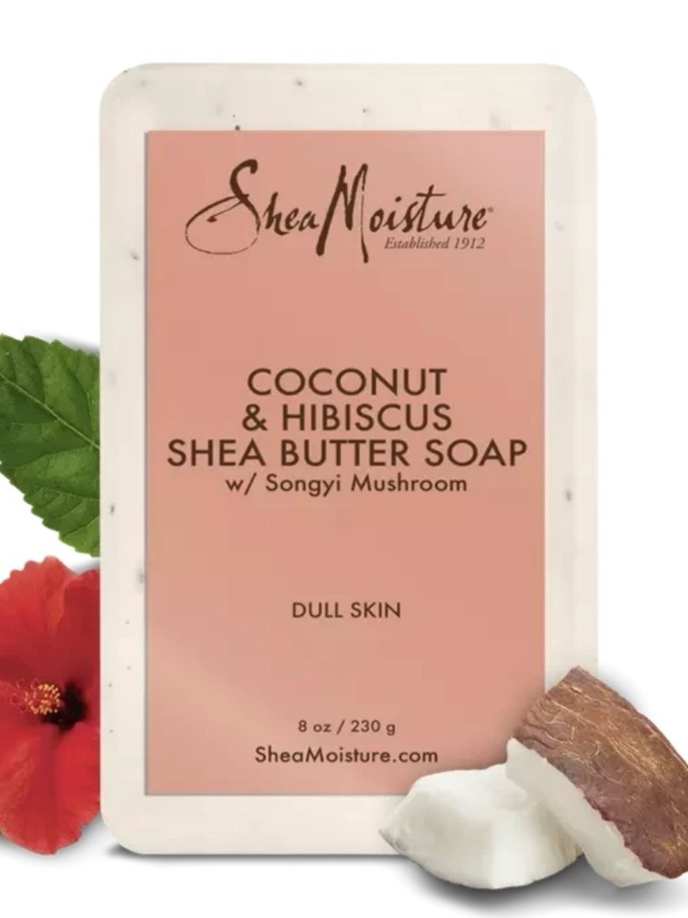 Shea Moisture Coconut & Hibiscus Shea Butter Soap - For Dull Skin